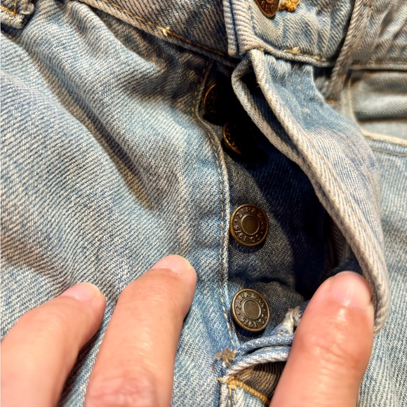 Zara Men's Light Blue Straight Jeans - Picture 2 of 5